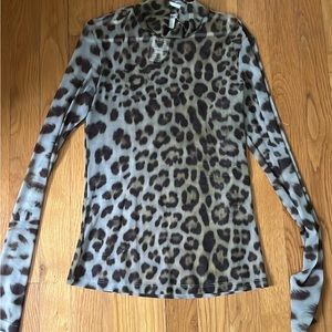 See through mesh rave shirt